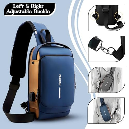 Anti theft sling bag